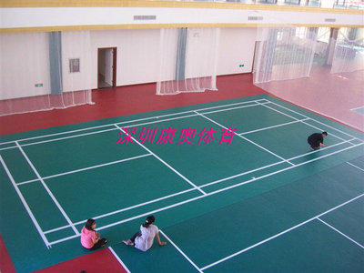KAN-005 牛皮纹PVC地板羽毛球场