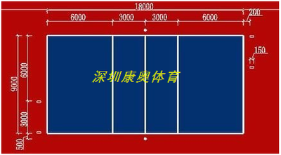 KAR-009 排球场平面图